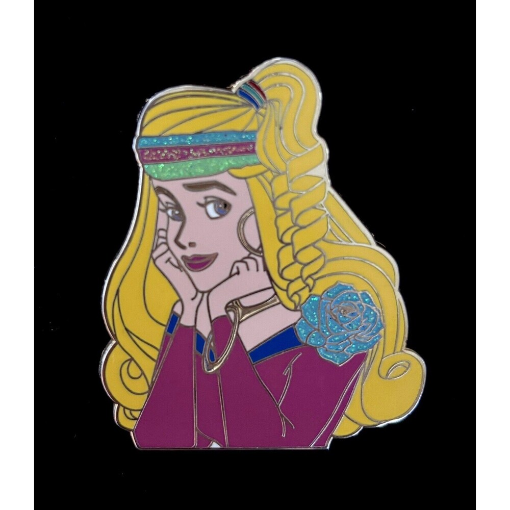 Aurora Briar Rose Sleeping Beauty, 80’s Portrait Fantasy Pin LE